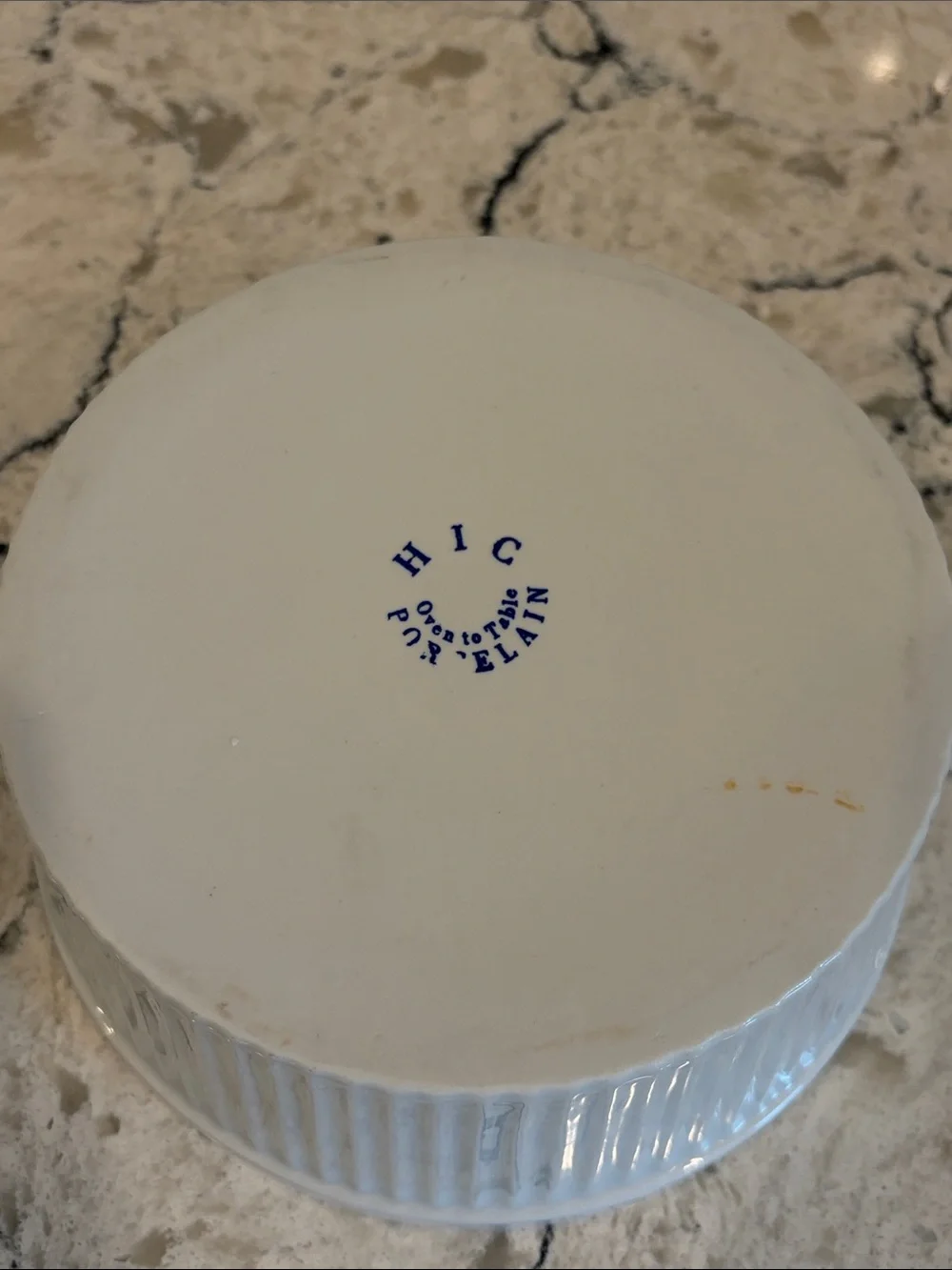 Porcelain Soufflé Dish